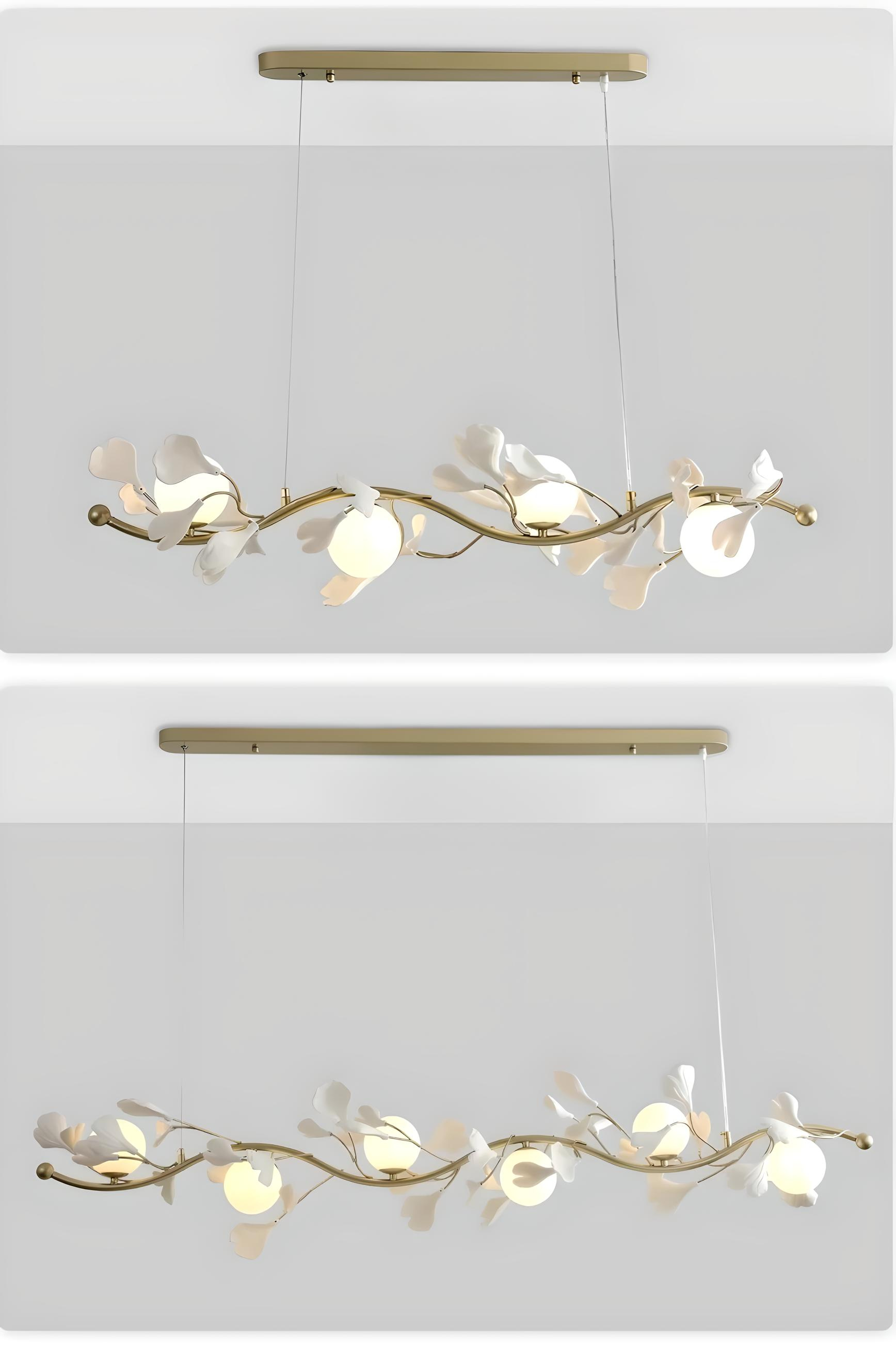 Lustre Moderne Ginkgo "Fleur Japonaise"