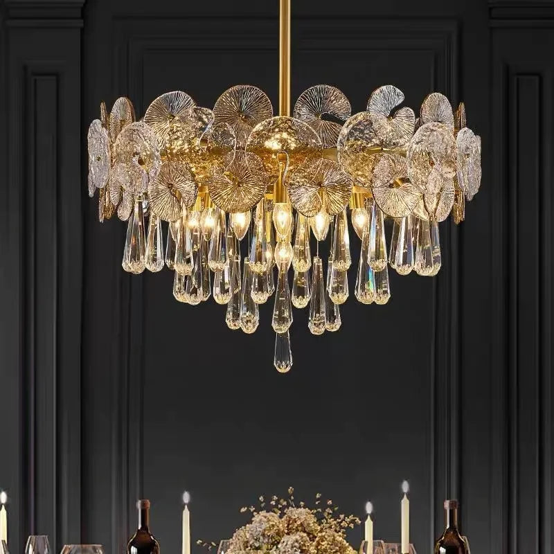 Lustre Moderne "Cristal Lumineux"