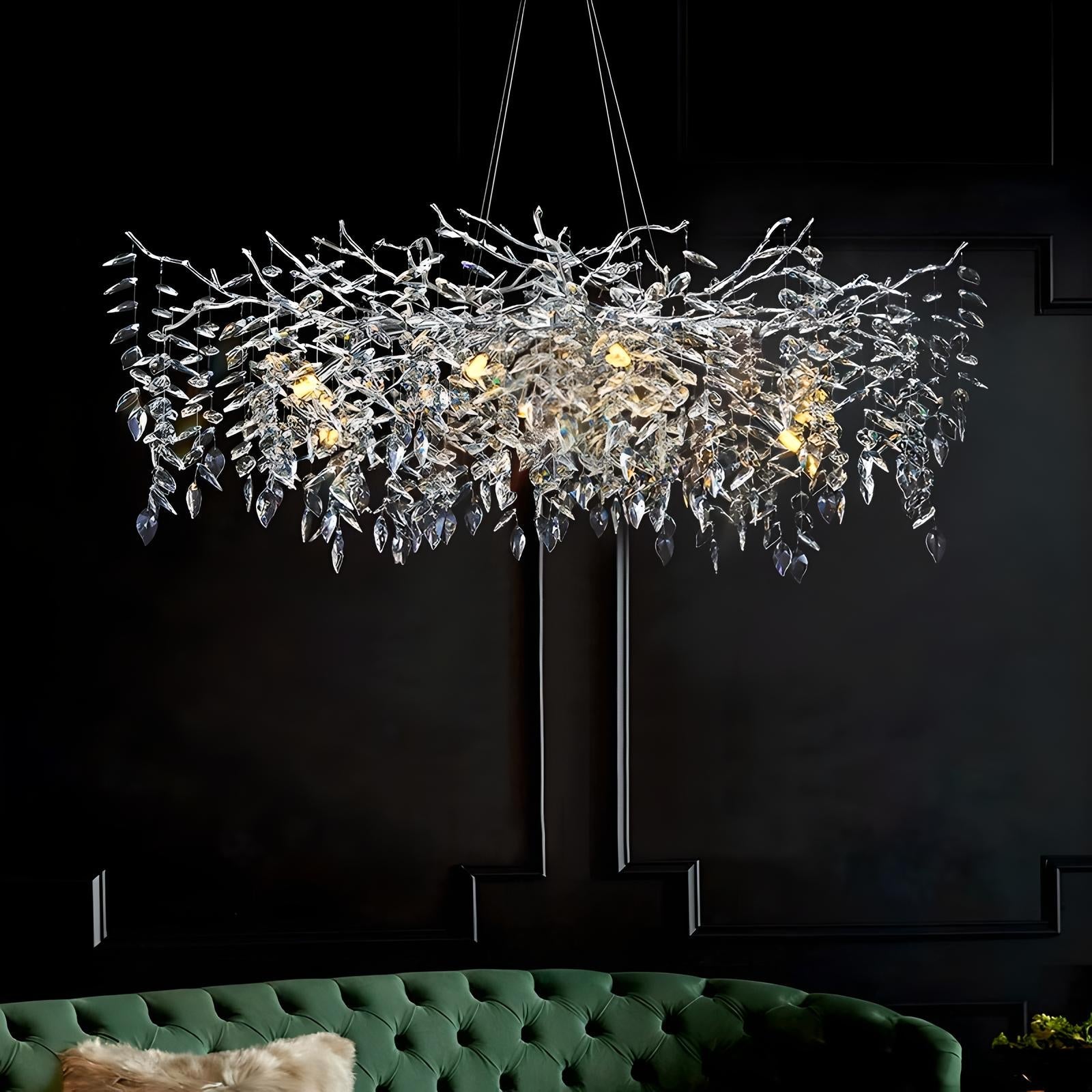 Lustre Haut de Gamme "Cristal Nordique"