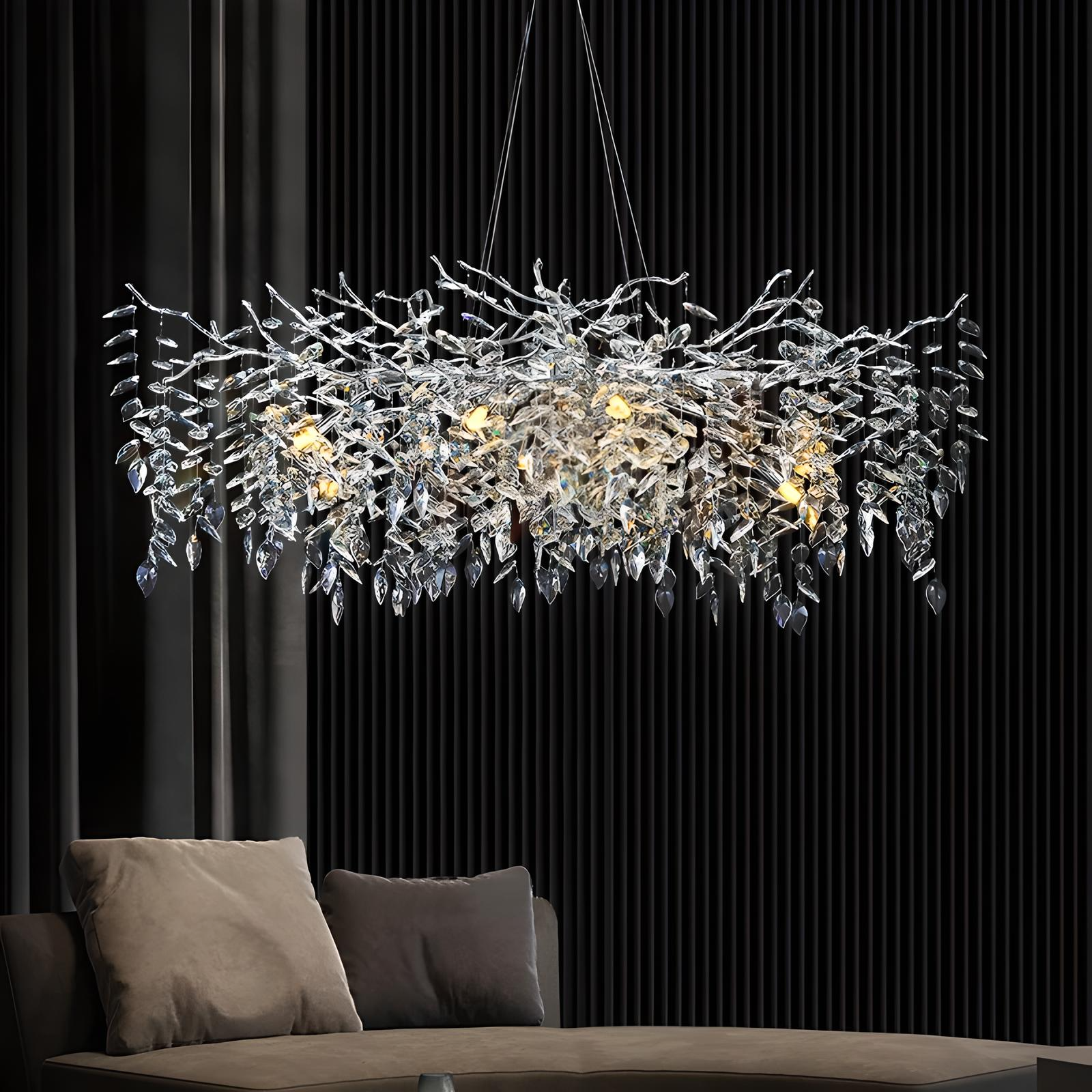 Lustre Haut de Gamme "Cristal Nordique"