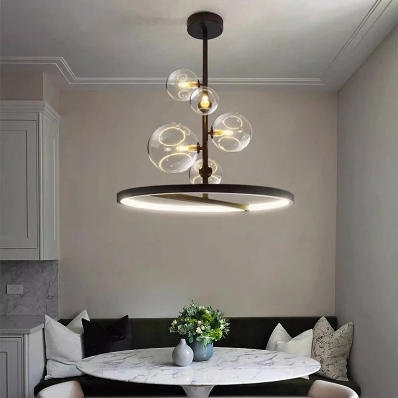 Lustre LED Design "Elegance Disque Lumineux"