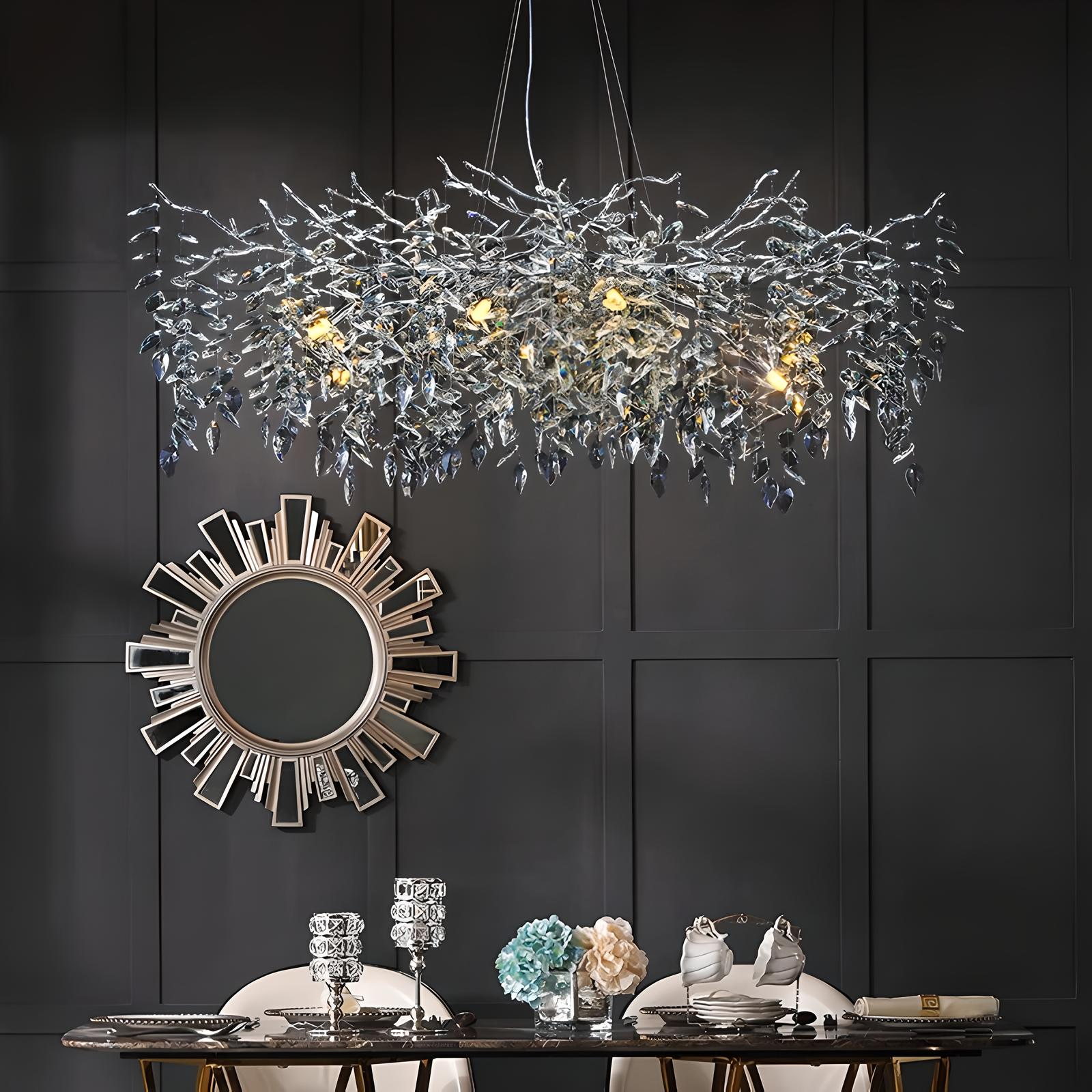 Lustre Haut de Gamme "Cristal Nordique"