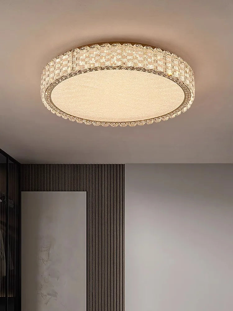 Plafonnier en Cristal K9 LED Haut de Gamme