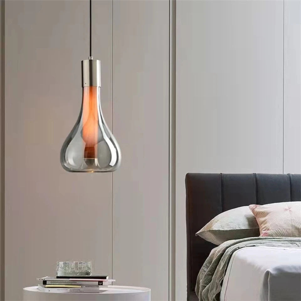 Suspension Design en Verre "Brillance flottante"