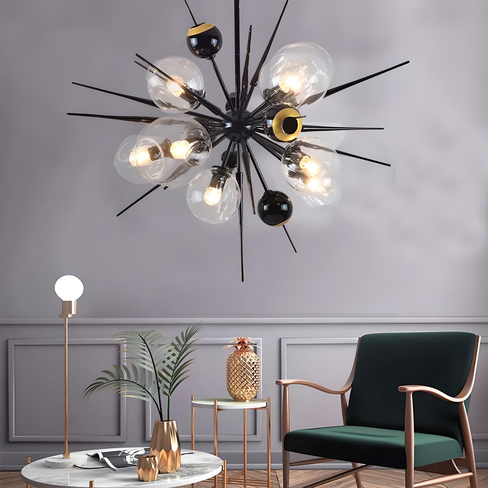 Lustre Moderne "Design Eclat de Verre"