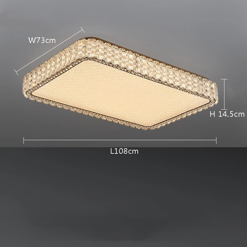 Plafonnier en Cristal K9 LED Haut de Gamme