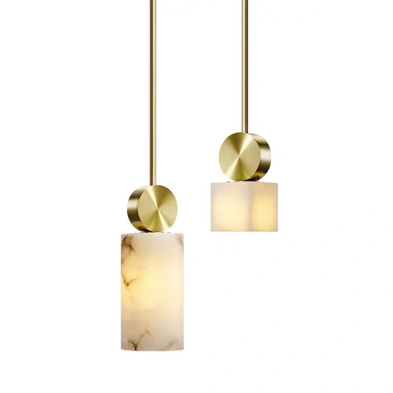 Suspension Design "Marbre Minimaliste"