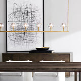 Lustre Linéaire Crystal Snow 122cm