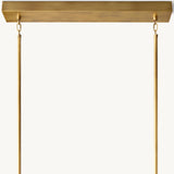 Lustre Rectangulaire Rouage 183cm