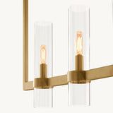 Lustre Linéaire en Acier Trianon 150cm