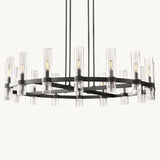 Lustre Rond en Acier Trianon 122cm