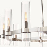 Lustre Rond en Acier Trianon 122cm