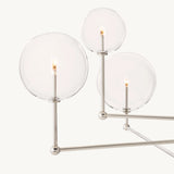 Lustre à Trois Bras en Verre Vauban 117cm