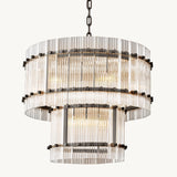 Lustre Rond à deux niveaux Brémont 56cm