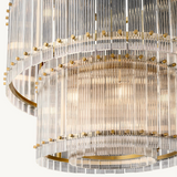 Lustre Rond à deux niveaux Brémont 56cm