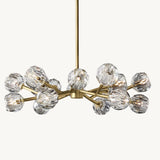 Lustre Rond Crystal Snow 91cm