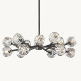 Lustre Rond Crystal Snow 91cm