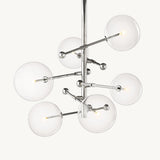 Lustre à Six Bras en Verre Vauban 102cm