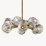 Lustre Rond Crystal Snow 61cm