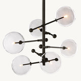Lustre à Six Bras en Verre Vauban 102cm