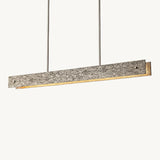 Lustre Linéaire en Laiton Élysée 137cm