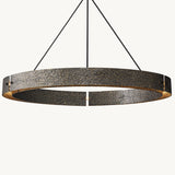 Lustre Rond en Laiton Élysée 152cm