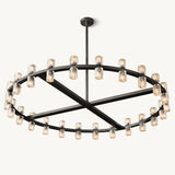 Lustre Rond Rouage 122cm
