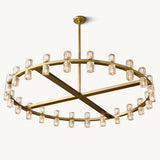Lustre Rond Rouage 122cm