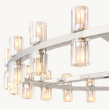 Lustre Rond Rouage 122cm