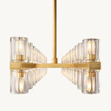 Lustre Rectangulaire Rouage 183cm