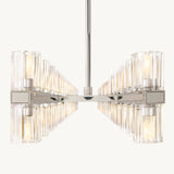 Lustre Rectangulaire Rouage 183cm