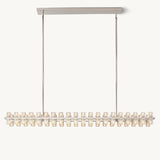 Lustre Rectangulaire Rouage 183cm