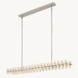 Lustre Rectangulaire Rouage 183cm