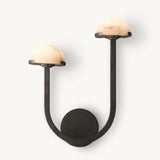Applique Murale Double en Albâtre Orama - Gauche