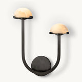 Applique Murale Double en Albâtre Orama - Droite