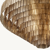 Lustre Rond en Verre Fumé Impérial 165cm