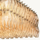 Lustre Rectangulaire en Verre Transparent Venezia 137cm