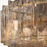 Lustre Rond en Verre Fumé Orsay 122cm
