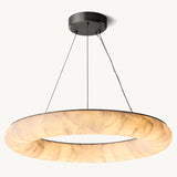 Lustre Rond Opale 81cm