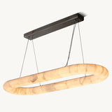 Lustre Ovale Opale 145cm