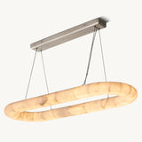 Lustre Ovale Opale 145cm