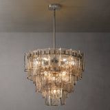 Lustre Rond à Plusieurs Niveaux en Verre Orsay 91cm