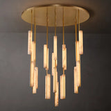 Lustre Bellmont en Albâtre Rond 142cm