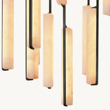 Lustre Bellmont en Albâtre Rond 142cm