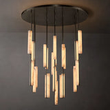 Lustre Bellmont en Albâtre Rond 142cm