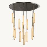 Lustre Bellmont en Albâtre Rond 142cm