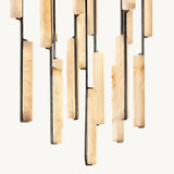 Lustre Bellmont en Albâtre Rond 102cm