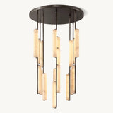 Lustre Bellmont en Albâtre Rond 102cm