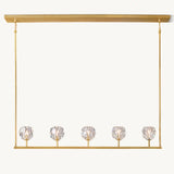 Lustre Linéaire Crystal Snow 122cm