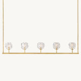 Lustre Linéaire Crystal Snow 122cm